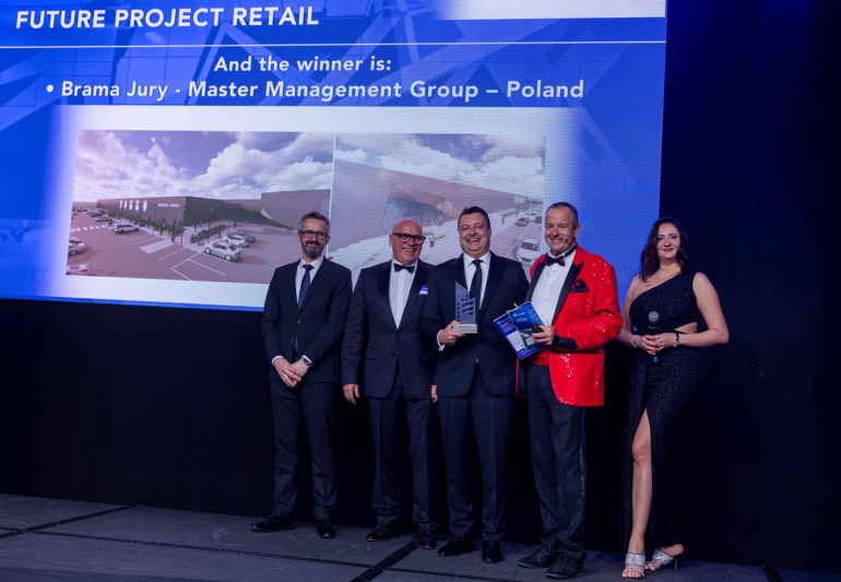 Brama Jury recognized as the Best Future Project in Retail category during the 14th EuropaProperty CEE Investment Awards Gala